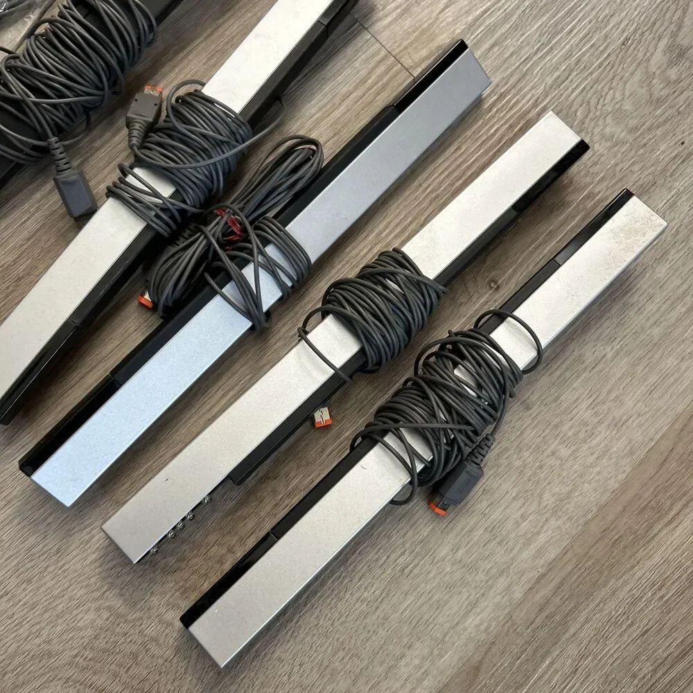 Nintendo Wii Sensor Bar Lot of 6 OEM Wired RVL-014 Wii & Wii U Genuine Tested